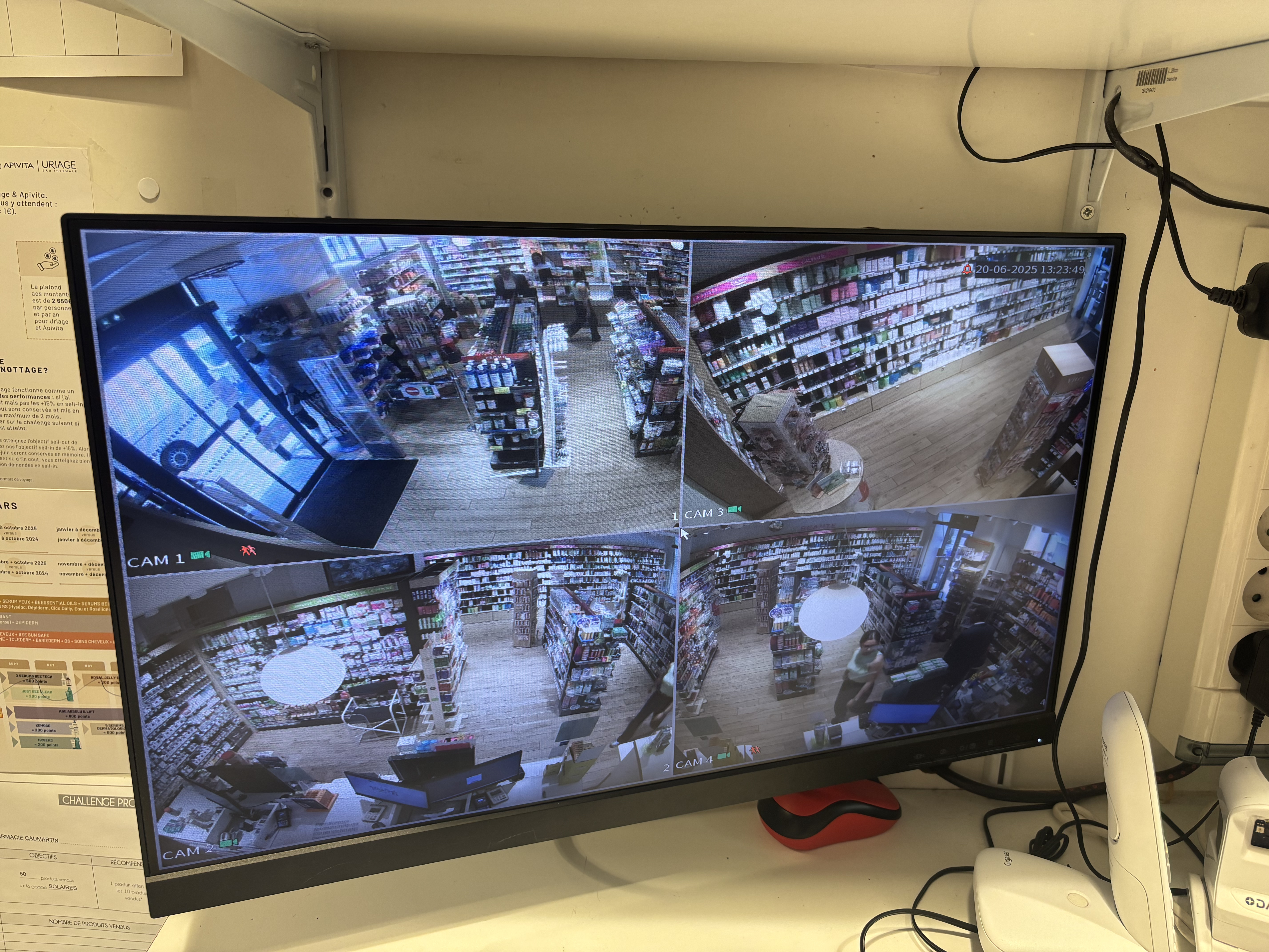 Système de surveillance moniteur